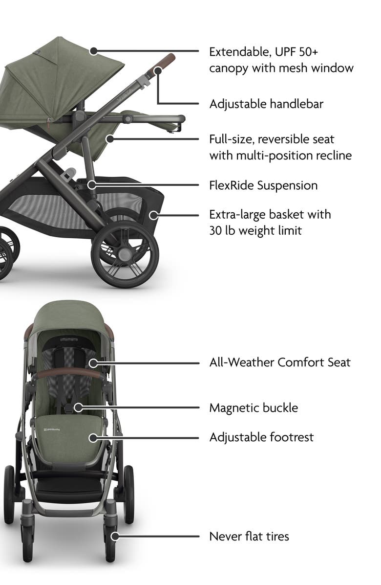 UPPAbaby Vista V3 Stroller & Mesa V3 Infant Car Seat Travel System, Alternate, color, Evelyn