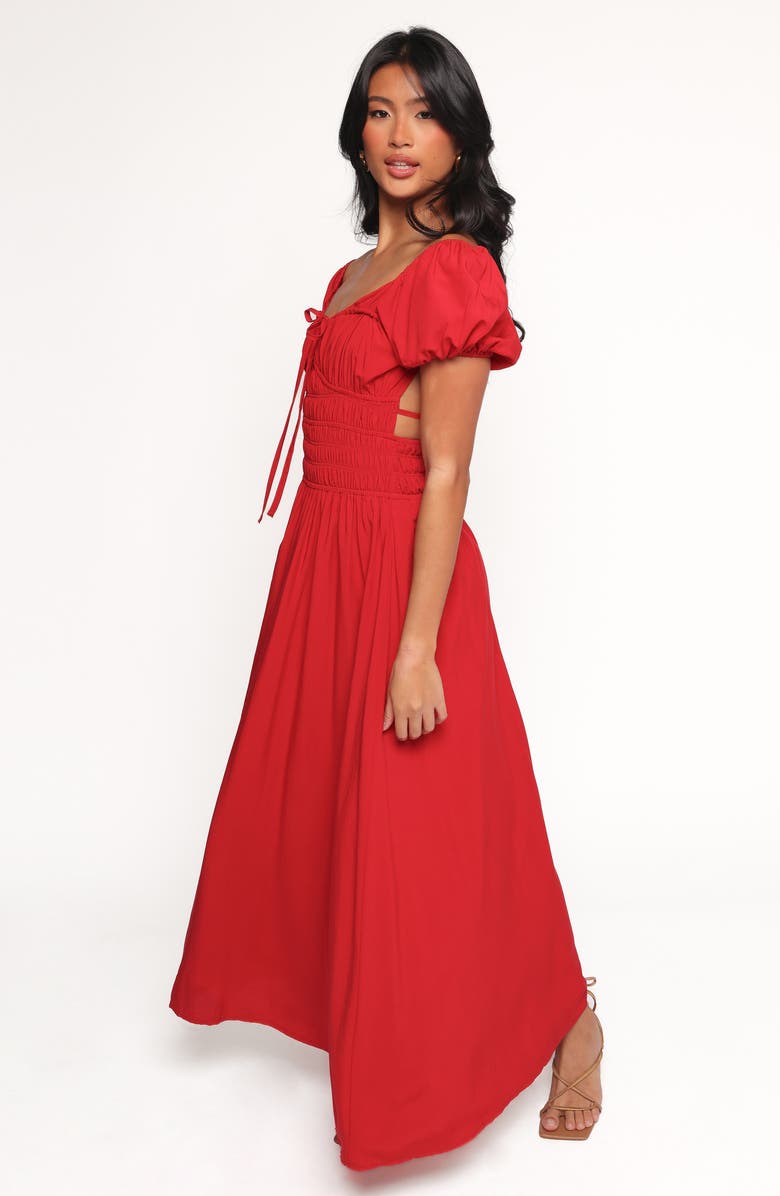 Petal & Pup Theodora Maxi Dress, Alternate, color, Red