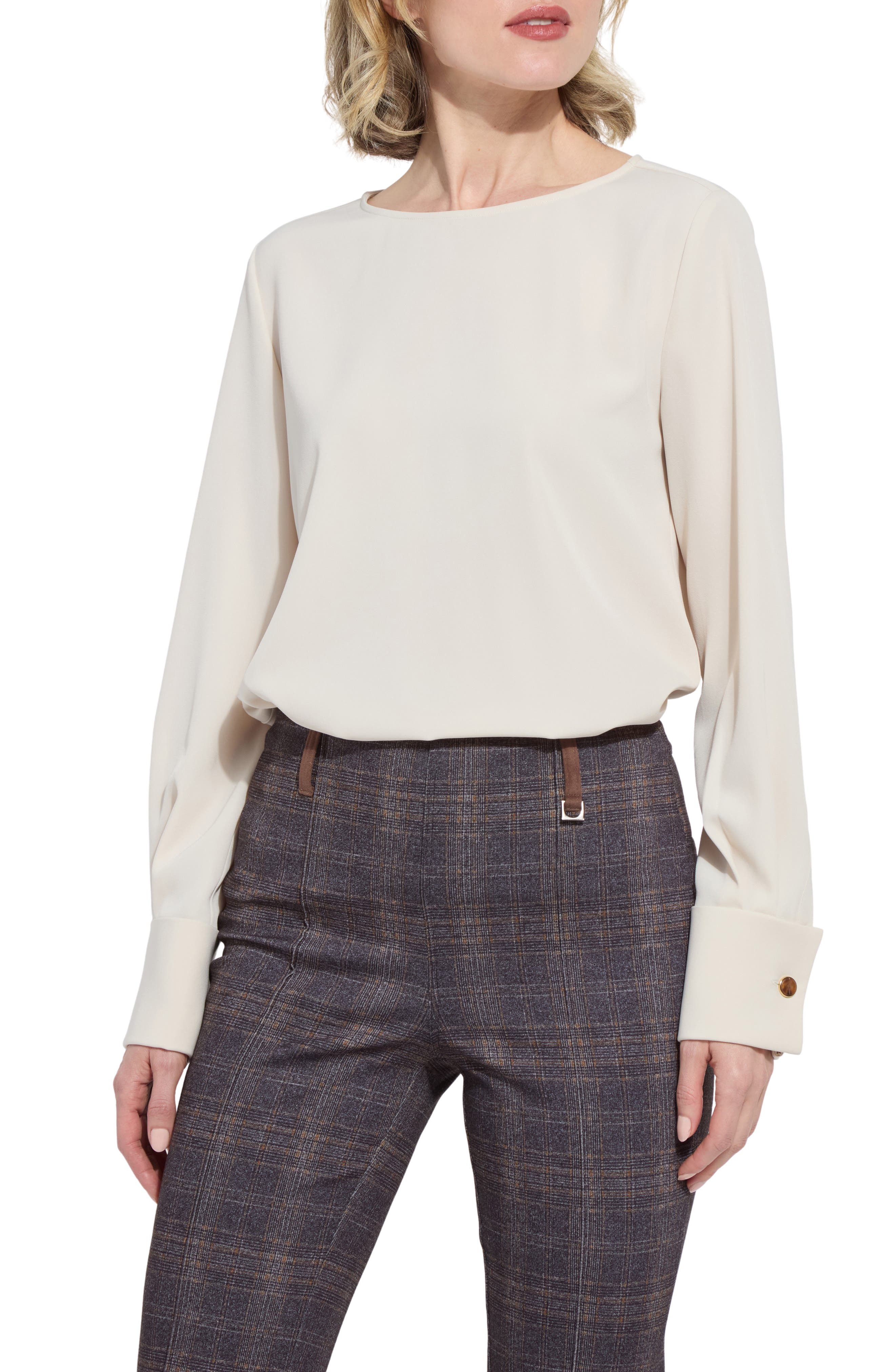 Talita French Cuff Top