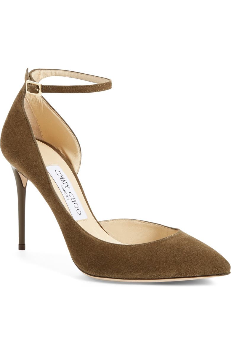 Jimmy Choo 'Lucy' Half d'Orsay Pointy Toe Pump, Main, color,