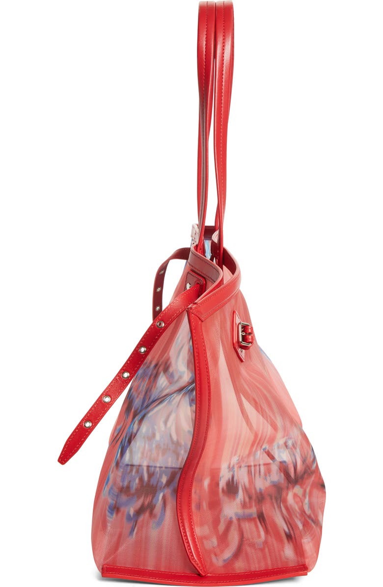 Proenza Schouler Days Mesh Carryall Tote, Alternate, color, Flame Multi