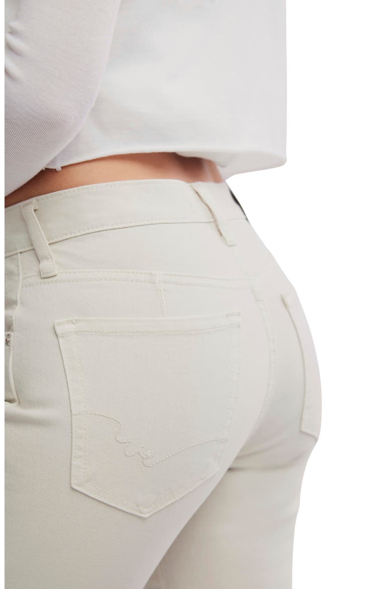 Edie High Waist Tapered Leg Jeans, Alternate, color, OYSTER