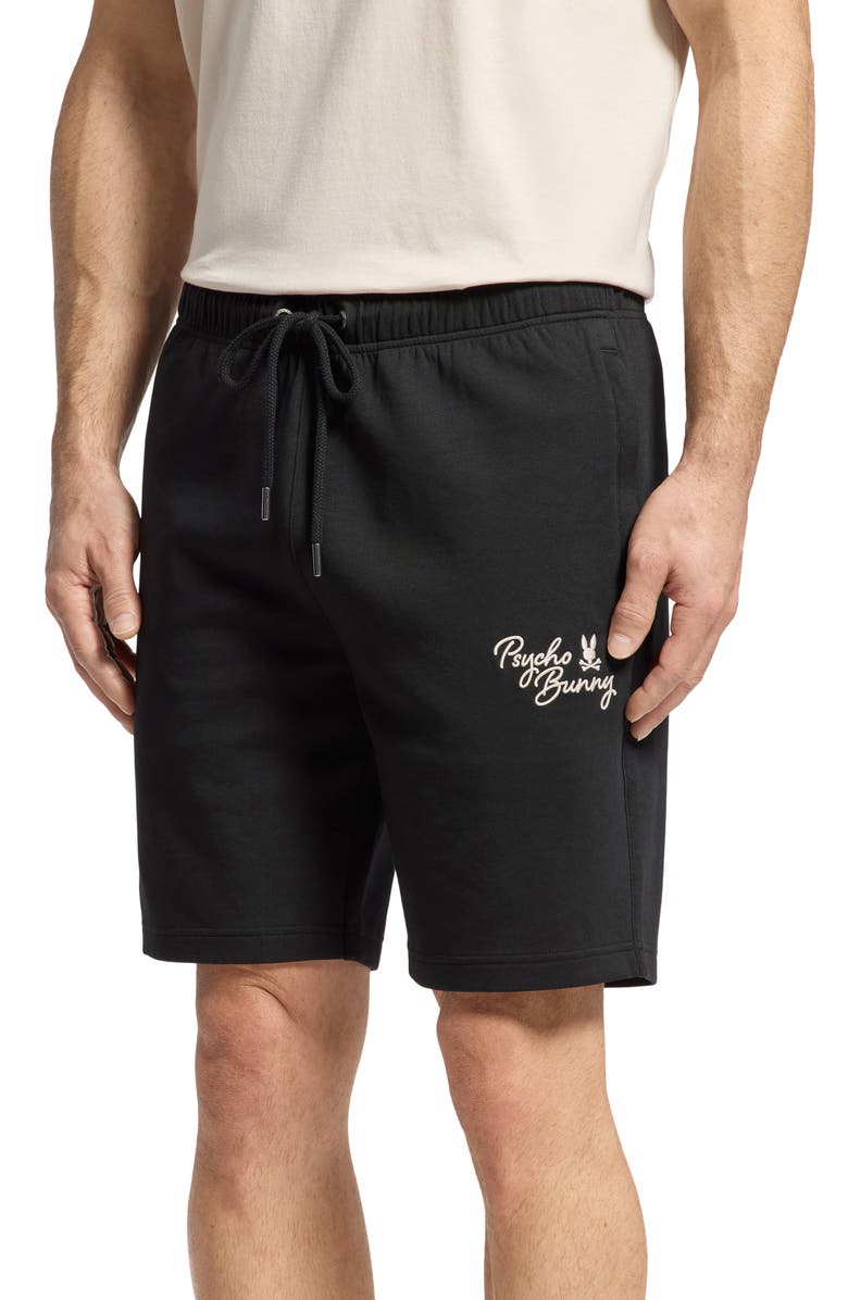 Psycho Bunny Desert Embroidered Sweat Shorts, Alternate, color,