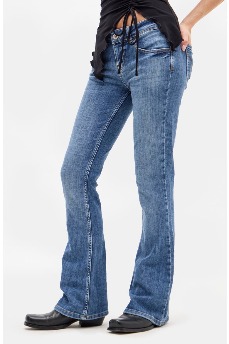 Brooke Low Rise Flare Jeans, Alternate, color, MID VINTAGE