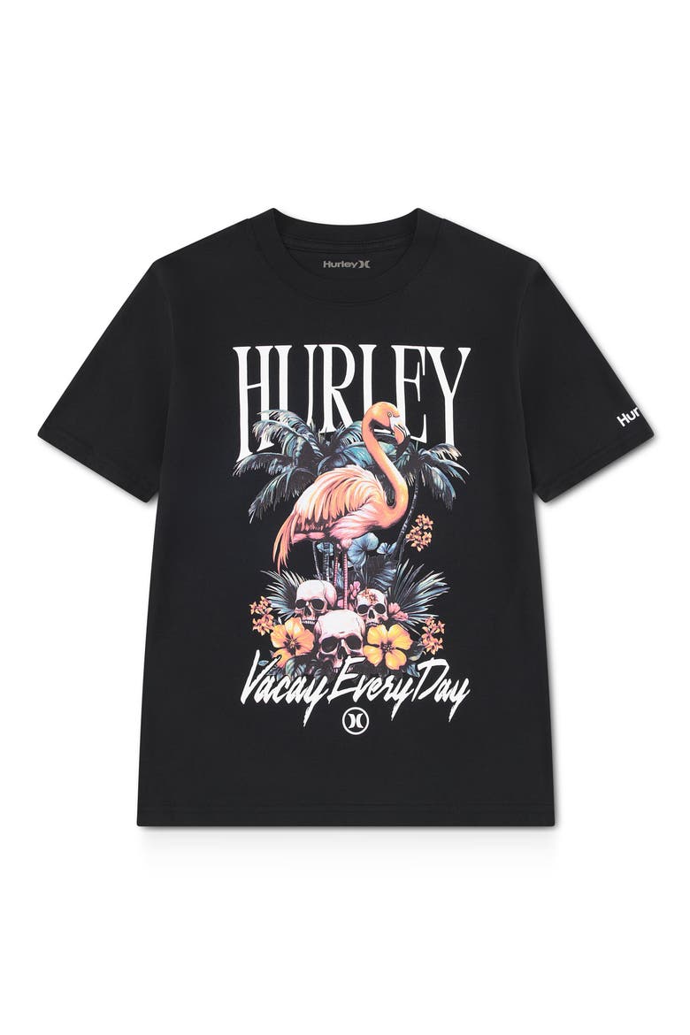 Kids' Vacay Every Day Graphic T-Shirt, Main, color, BLACK