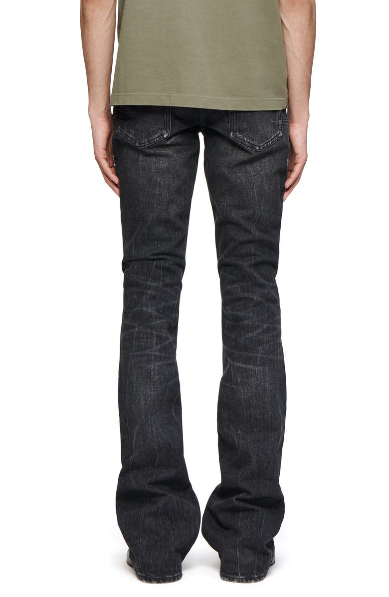 PURPLE BRAND Super Stack Coated Flare Jeans, Alternate, color,