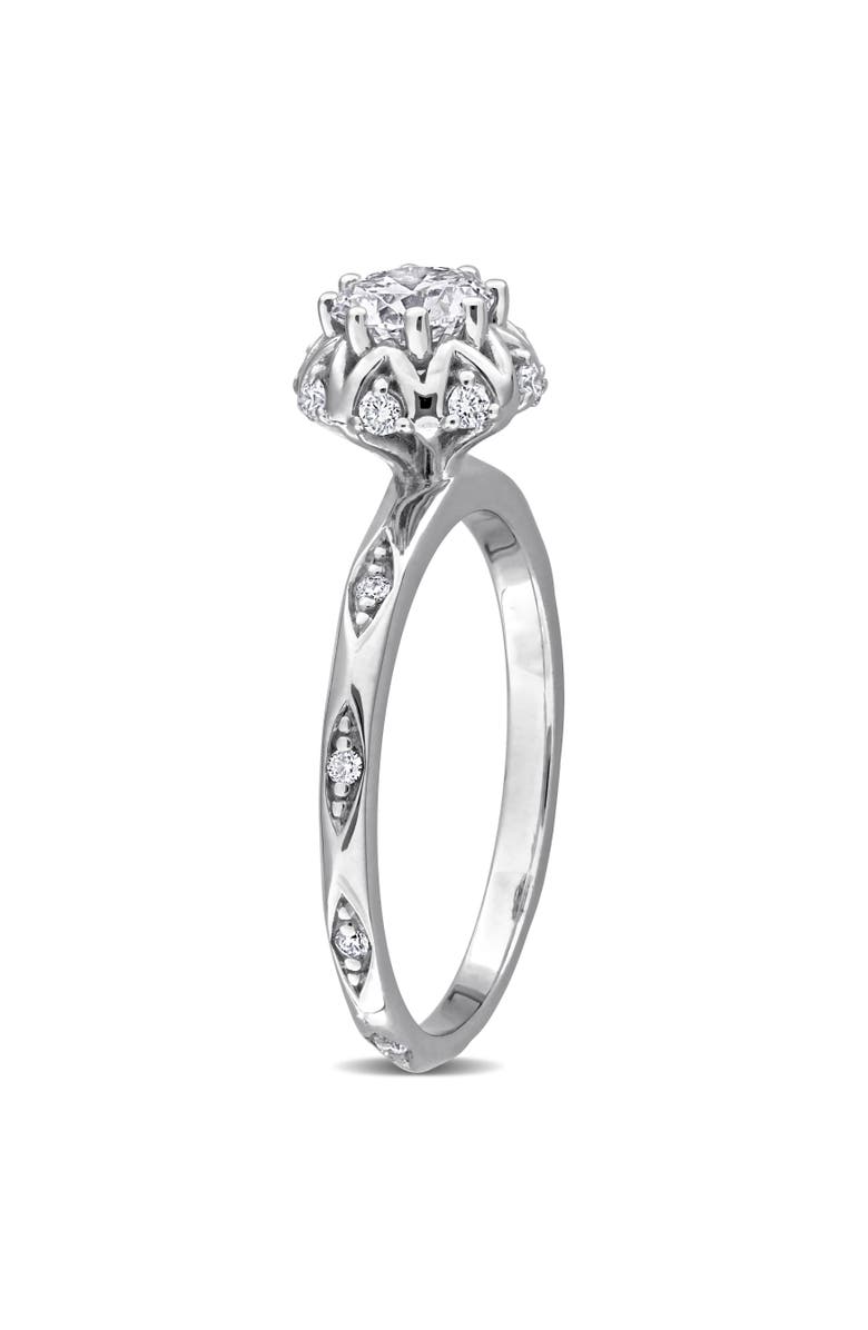 Julianna B. Lab-Grown Diamond Vintage Floral Ring 18k, Alternate, color, 