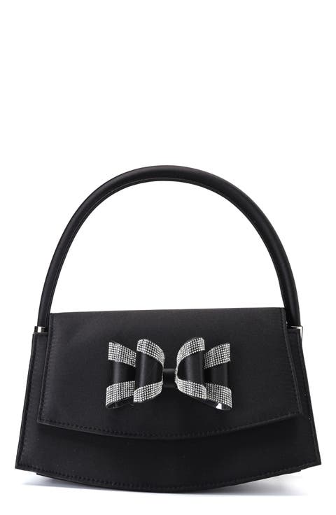 Fantasy Bow Satin Clutch