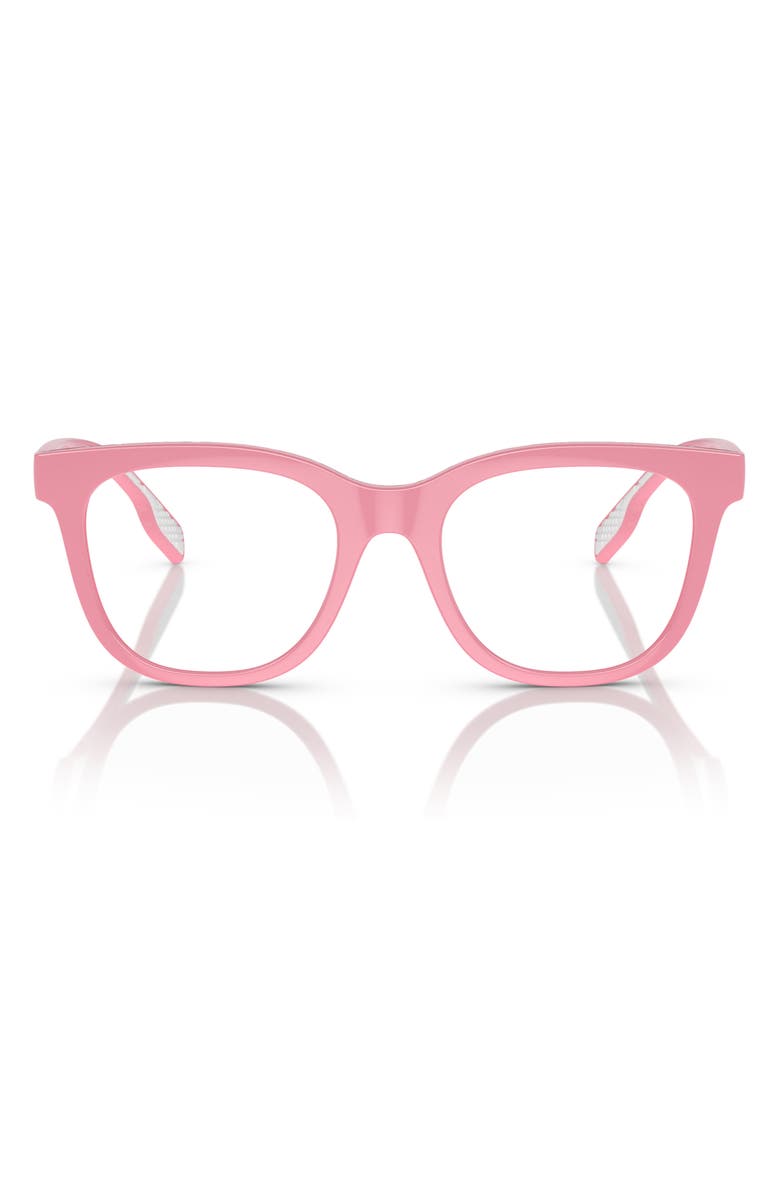 Burberry 47mm Square Optical Glasses, Main, color, Pink / Demo Lens