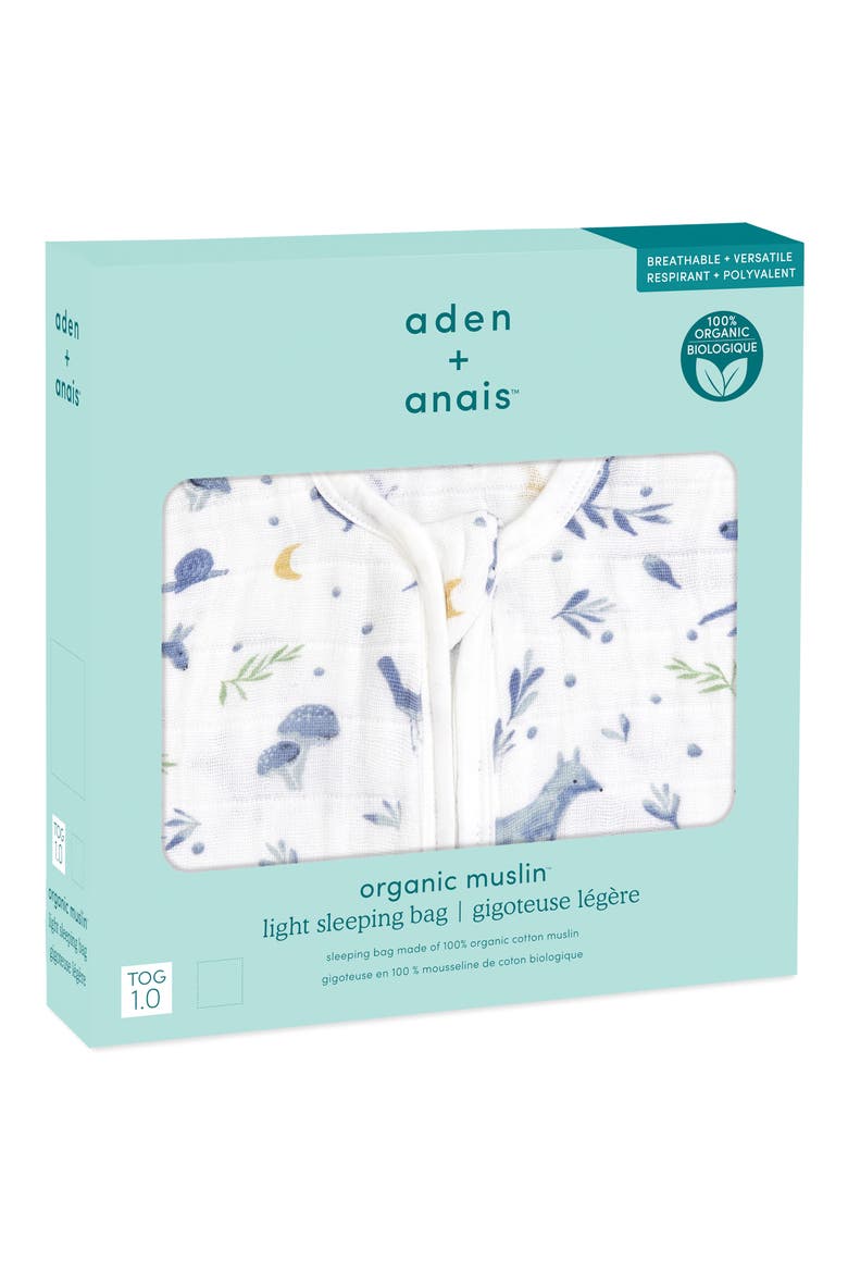 Organic Cotton Muslin Wearable Blanket, Alternate, color, OUTDOORS