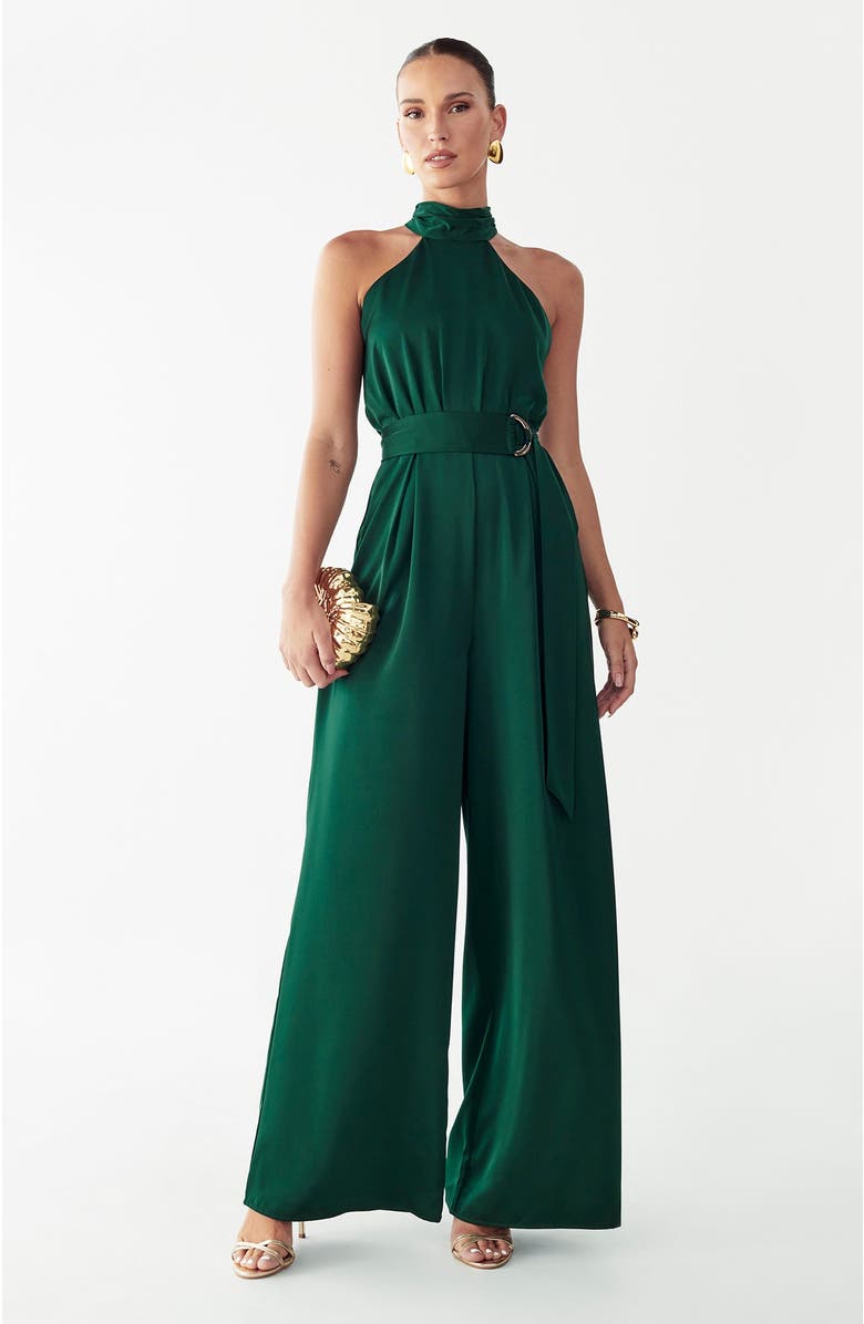BWLDR Crest Jumpsuit, Alternate, color, Emerald