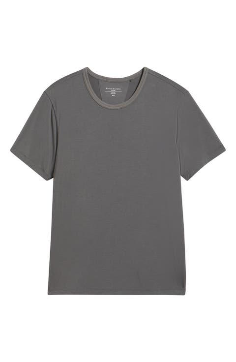 Silk Blend Crewneck T-Shirt