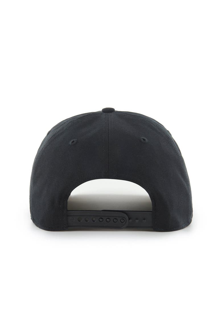 Men's '47  Black New York Knicks Hitch Adjustable Hat, Alternate, color, Black