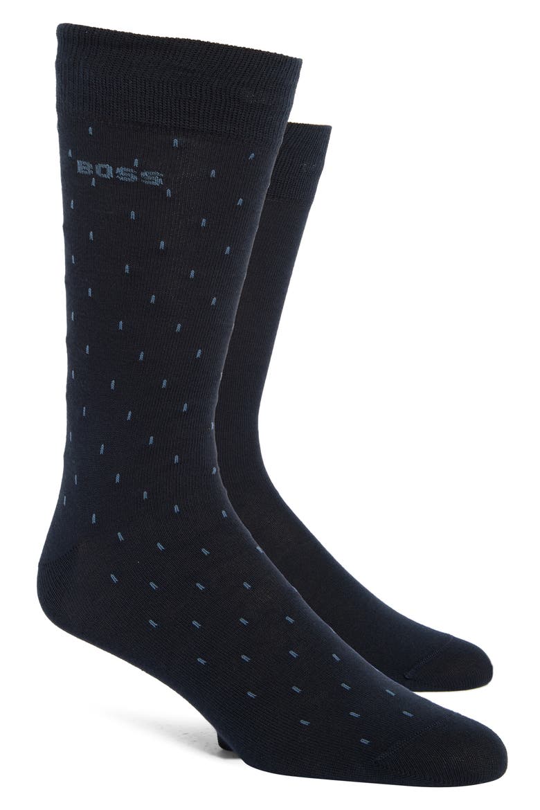 Matthew Mini Crew Socks, Main, color, NAVY