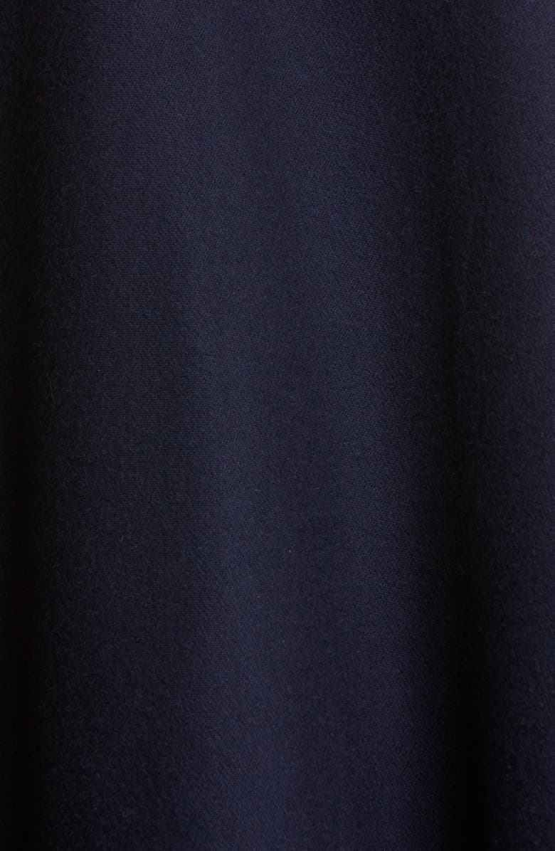 Valentino Garavani Valentino Logo Jacquard Wool & Silk Poncho, Alternate, color,