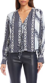 FIFTEEN TWENTY Kayla Tie Front Top