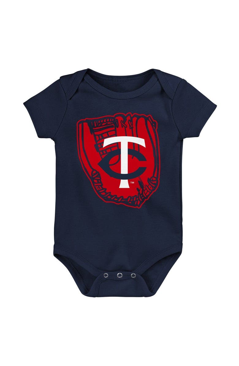 Outerstuff Newborn & Infant Navy/Red/White Minnesota Twins Minor League Player Three-Pack Bodysuit Set, Alternate, color, Navy