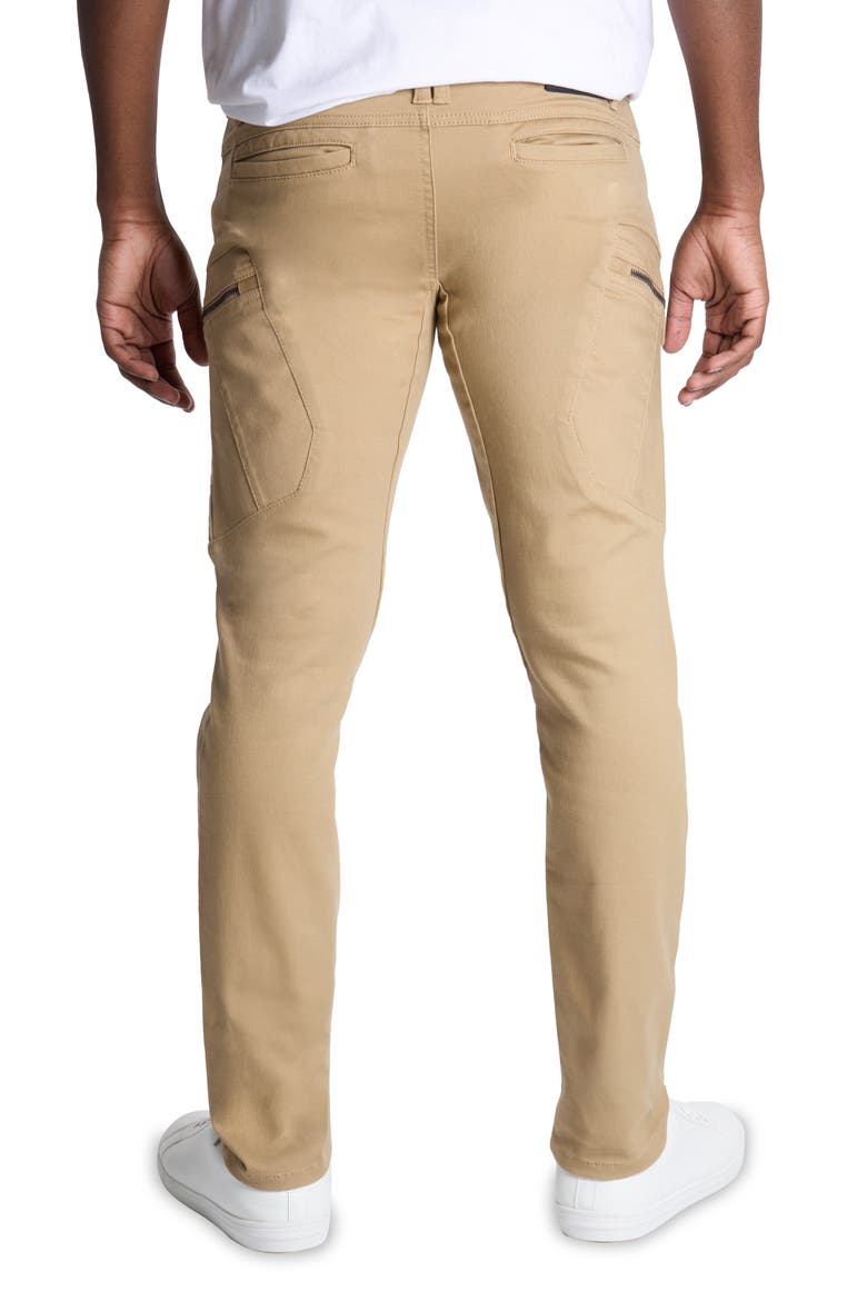 Slim Cargo Pants, Alternate, color, KHAKI