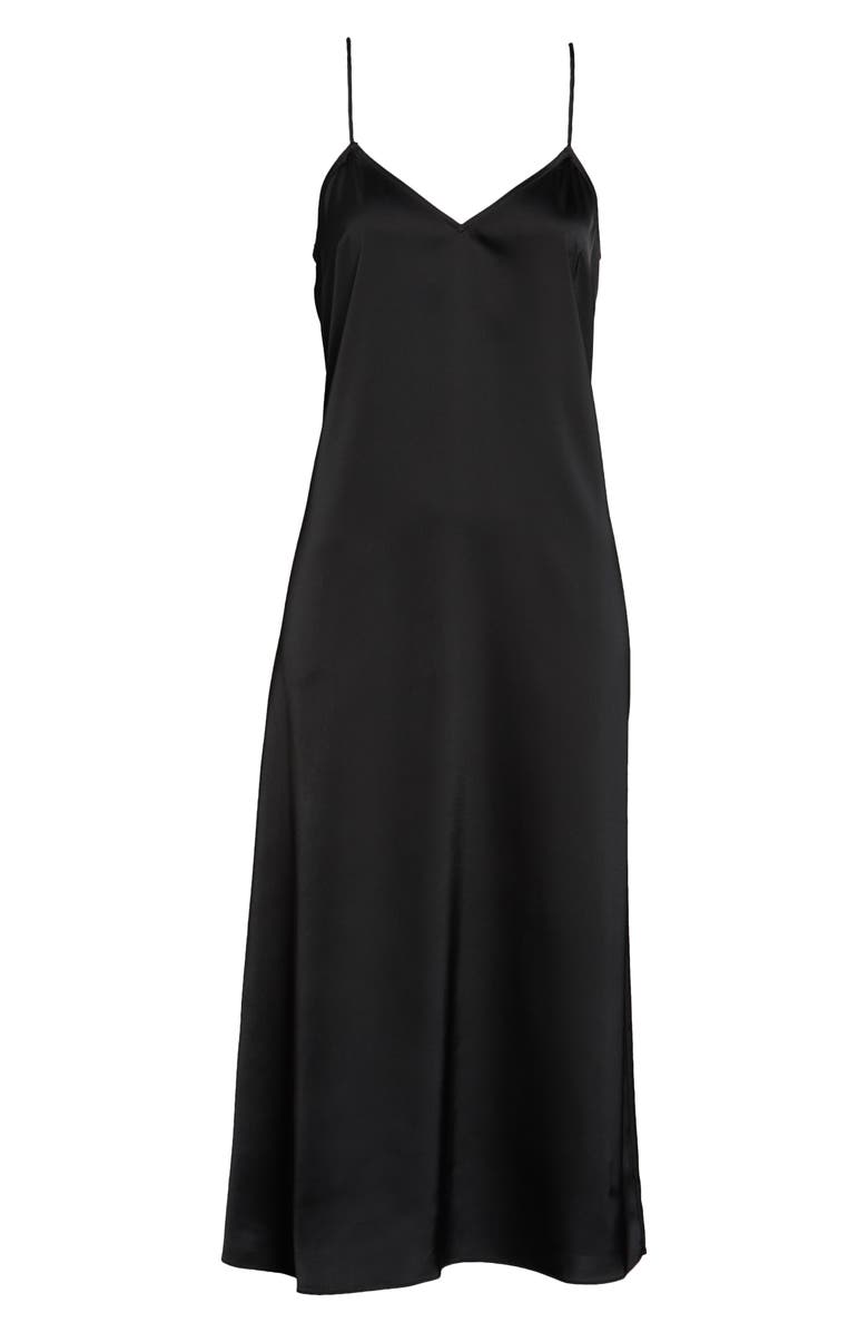 French Connection Stretch Satin Slipdress, Alternate, color, 