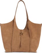 Sam Edelman Sylvia Whipstitch Medium Suede Hobo Bag