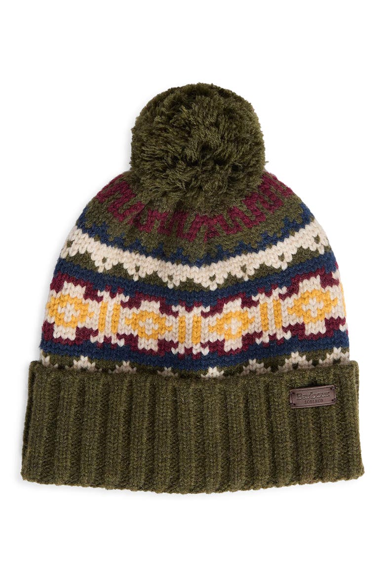 Kane Beanie & Gloves Set, Alternate, color, DK OLIVE