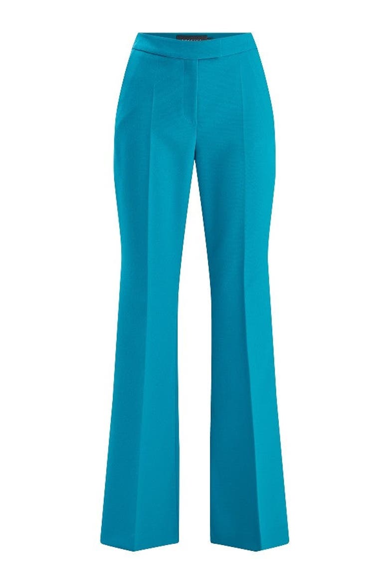 High Waisted Pants, Alternate, color, TURQUOISE