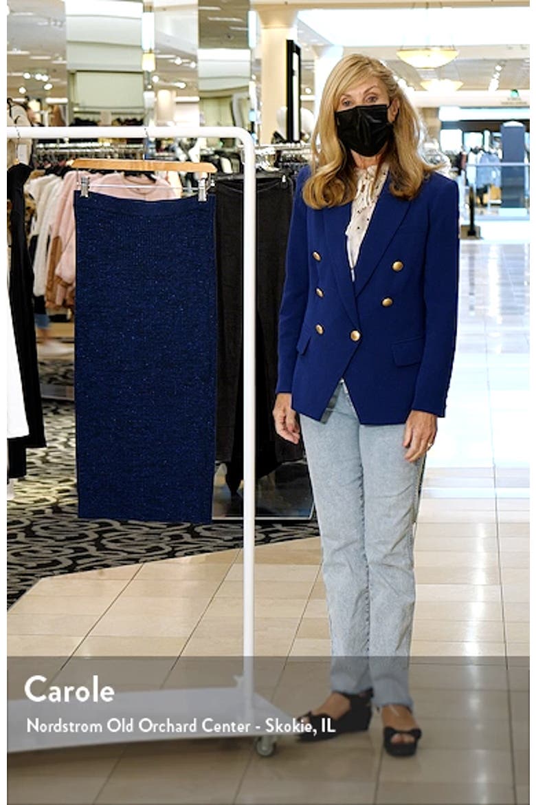 Sparkle Ribbed Sweater Skirt video