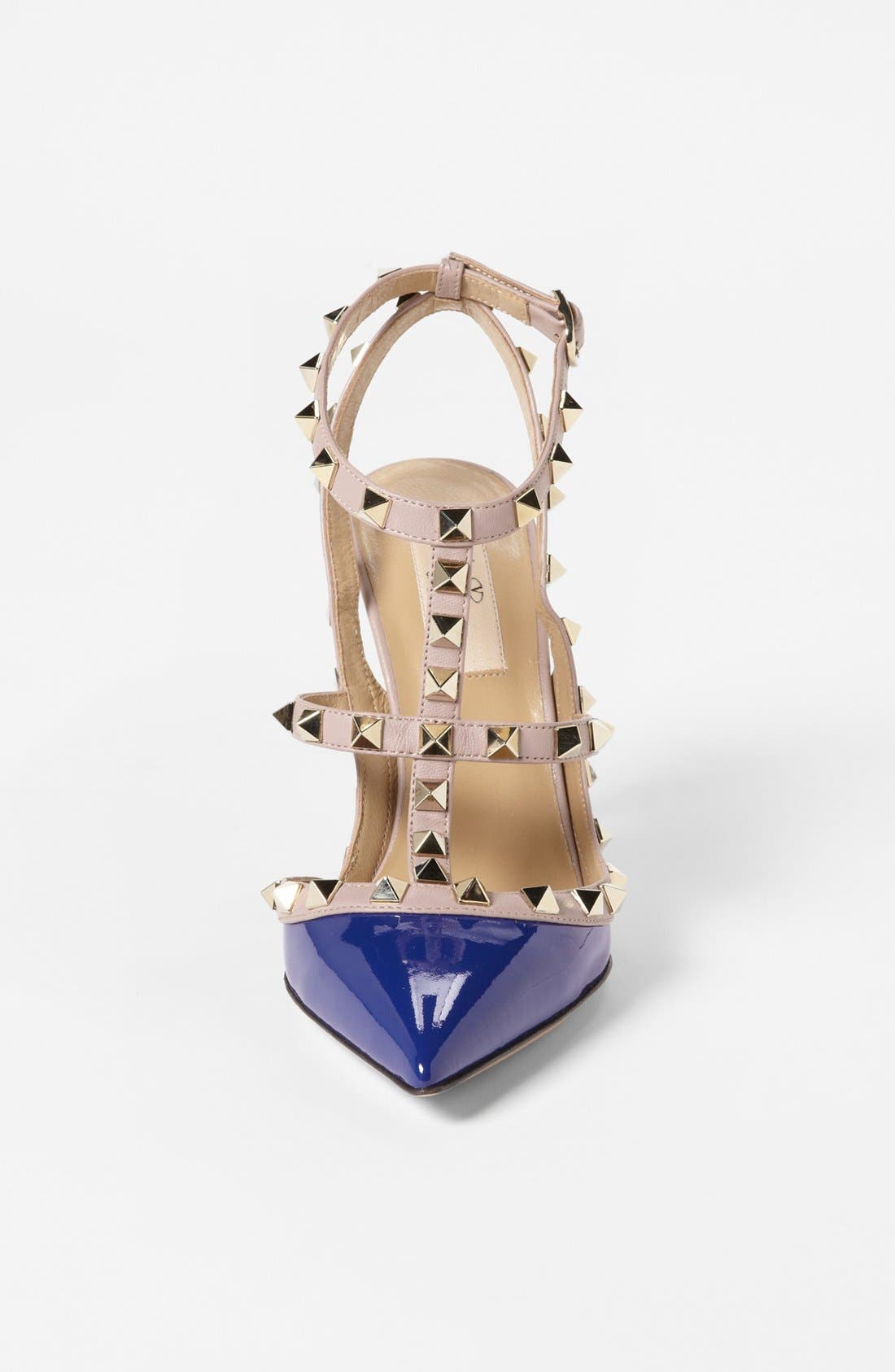 'Rockstud' Pump, Alternate, color, BLUE