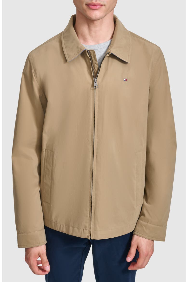 Microtwill Golf Jacket, Main, color, KHAKI