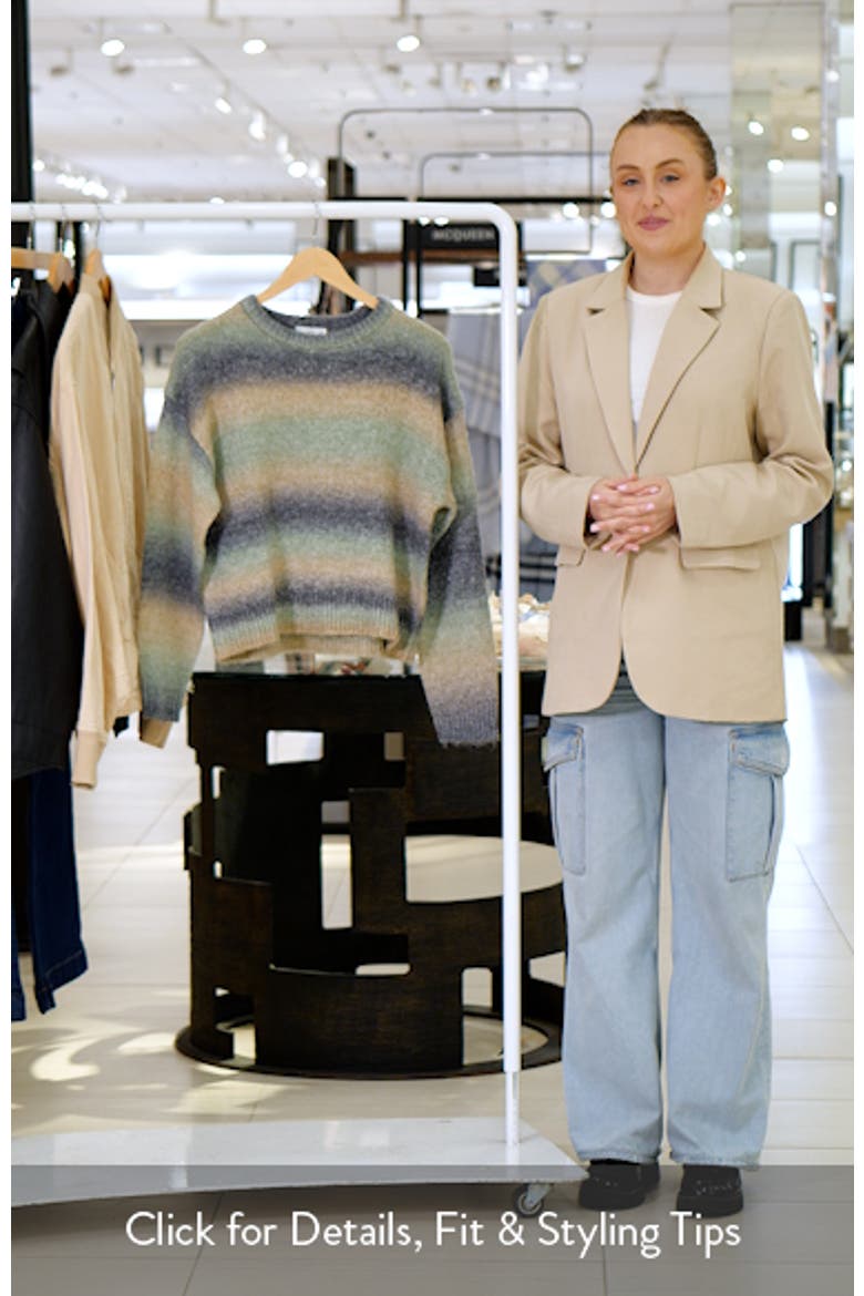 Ombré Stripe Sweater video