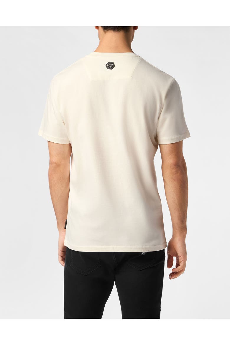 T-Shirt Round Neck Ss Men, Alternate, color, OffWhite