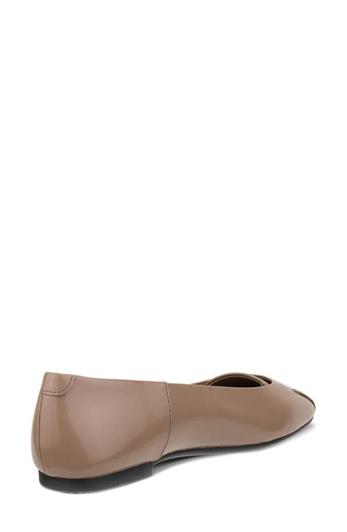 Ecco Margot Origami Ballet Flat In Brown