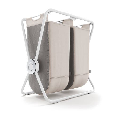 Double X-Frame Hamper, Heavy-Gauge Steel Frame