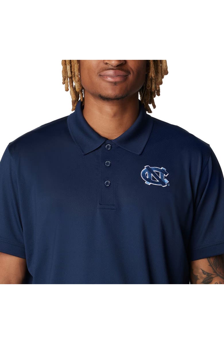 Columbia Men's Columbia Navy North Carolina Tar Heels PFG Tamiami Omni-Shade Polo, Alternate, color, Navy
