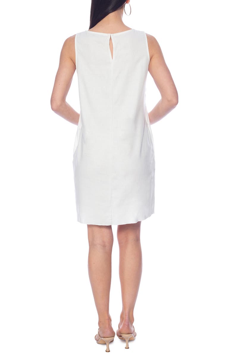 TASH AND SOPHIE Sleeveless A-Line Dress, Alternate, color, White