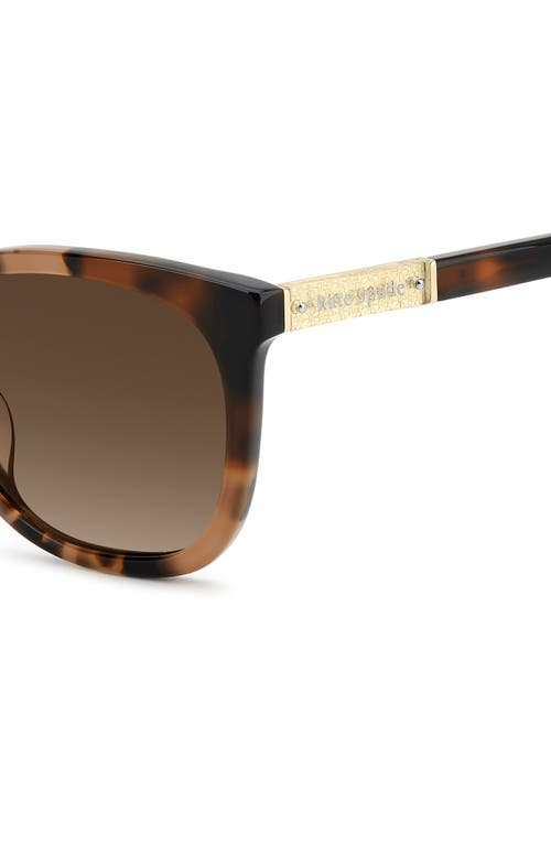 Kate Spade New York Seline 54mm Rectangular Sunglasses In Brown