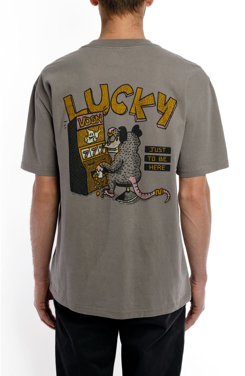 Vardagen Caesars Possum Heavyweight Tee, Alternate, color, Faded Grey