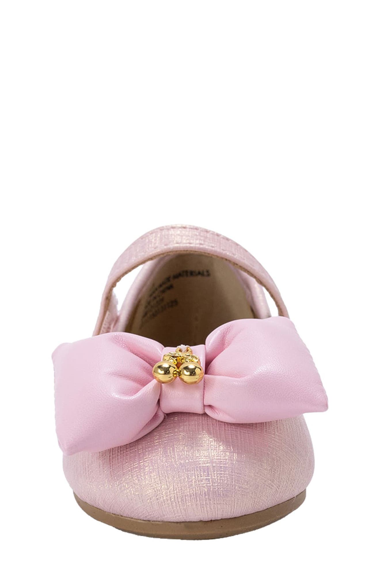 bebe Roxy Mary Jane Flat, Alternate, color, Pink