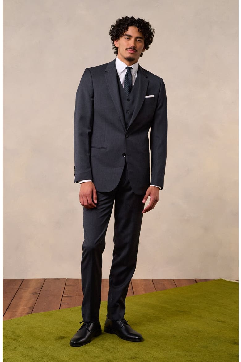 Suit Vest, Alternate, color, Charcoal