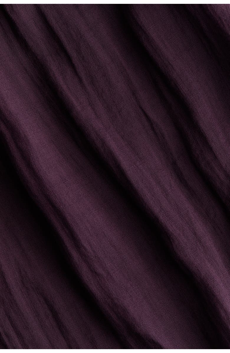 H&M Mama nursing dress with ties at back, Alternate, color, Dark Plum Purple