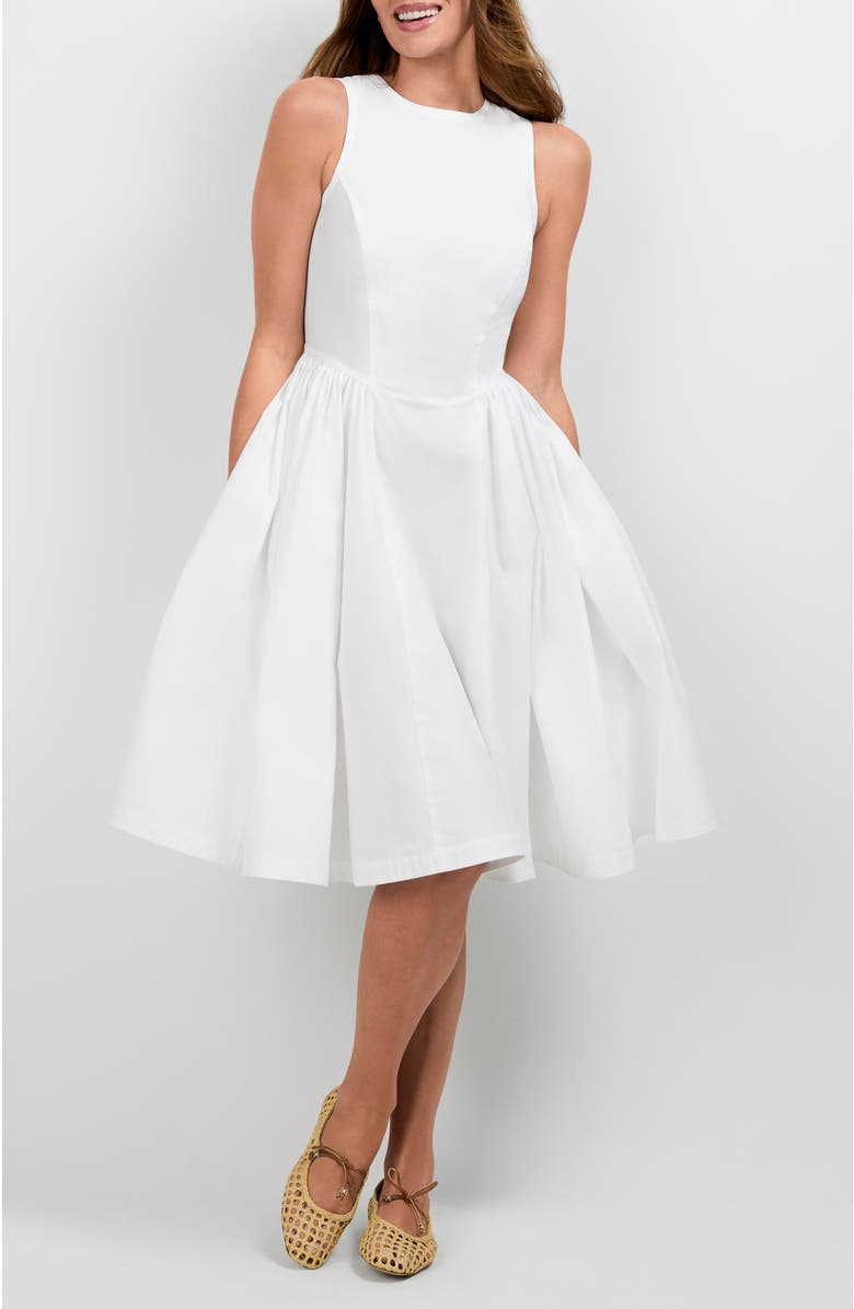 Trina Turk Lombardy Dress, Main, color, White