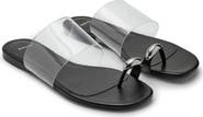 MANGO Transparent Slide Sandal