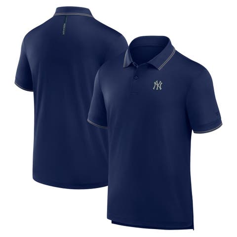 Men's Fanatics Navy New York Yankees Front Office Move Mono Pique Polo