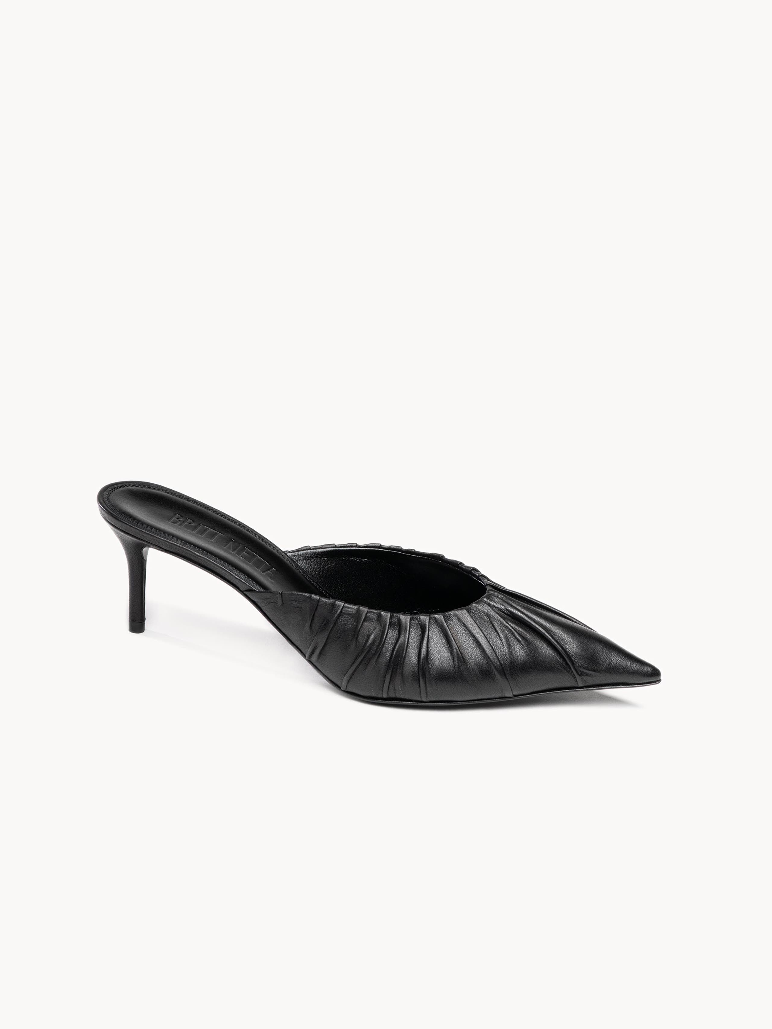Britt Netta Anora Mule, Main, color, Black