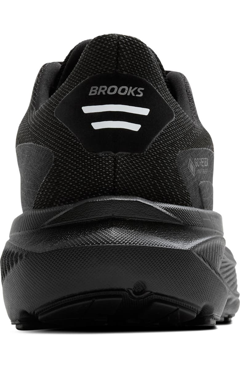 Brooks Ghost 17 GTX Gore-Tex<sup>®</sup> Waterproof Running Shoe, Alternate, color, Black/ Black/ Ebony