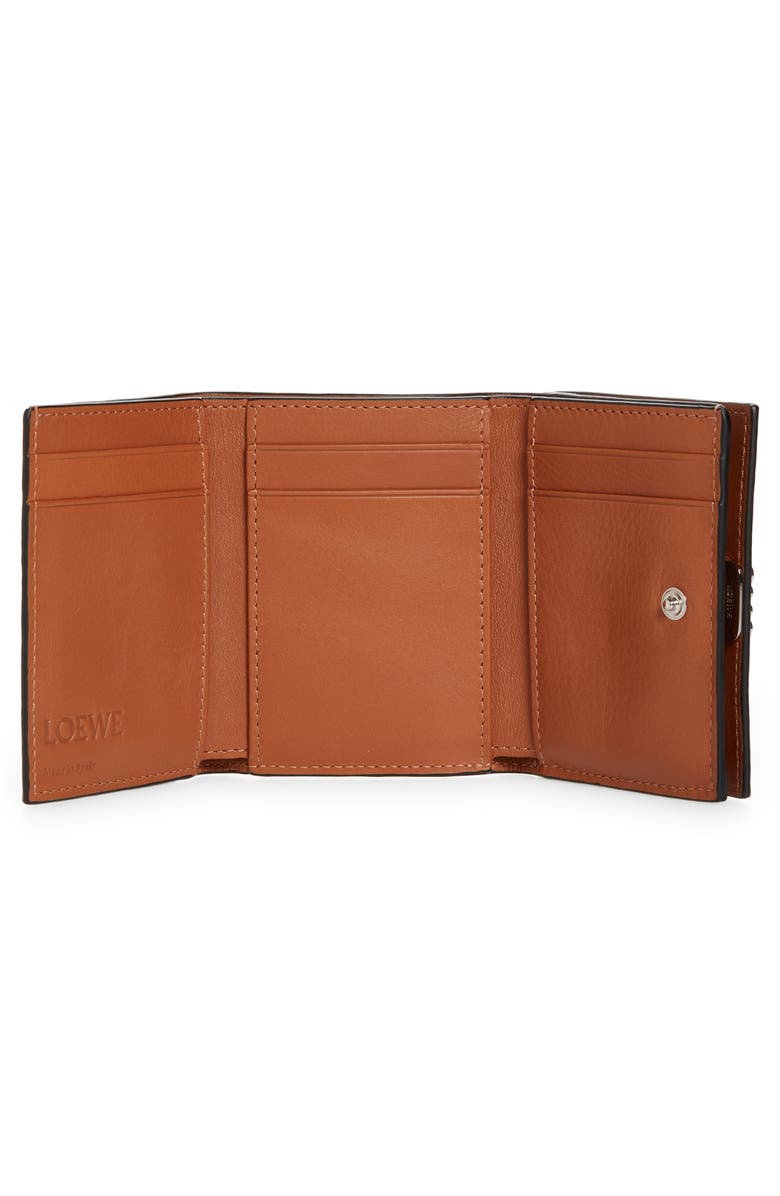 Loewe Leather Trifold Wallet, Alternate, color,