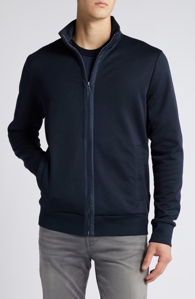 BOSS Shepherd Track Jacket, Alternate, color, Dark Blue