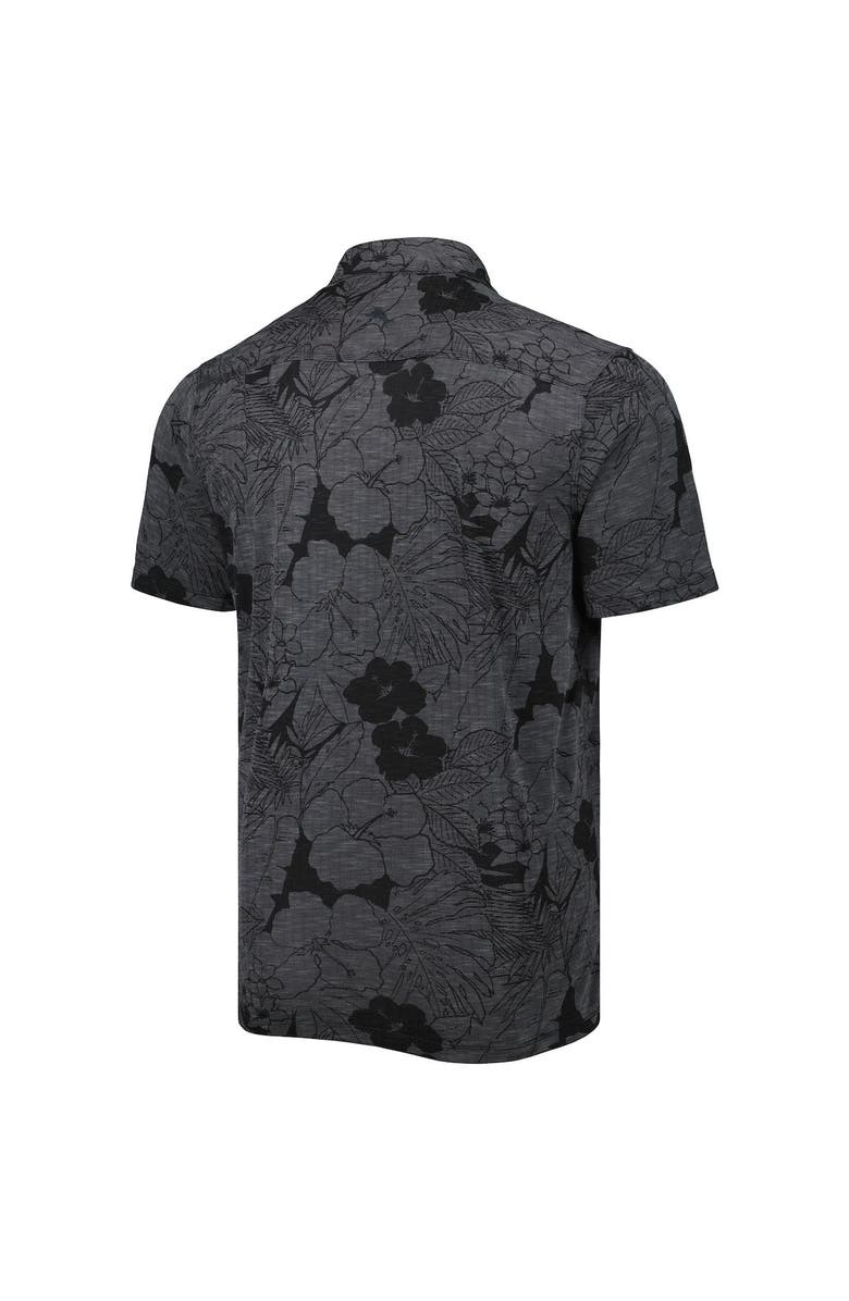 Tommy Bahama Men's Tommy Bahama Black Atlanta Falcons Miramar Blooms Polo, Alternate, color, Black