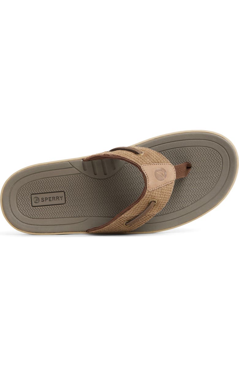 Sperry Baitfish Flip Flop, Alternate, color, Taupe