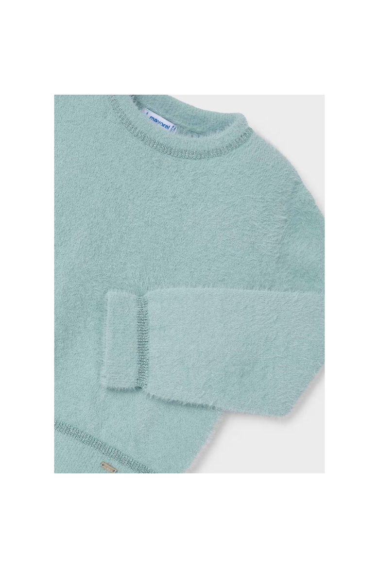 Fur Sweater, Alternate, color, Green